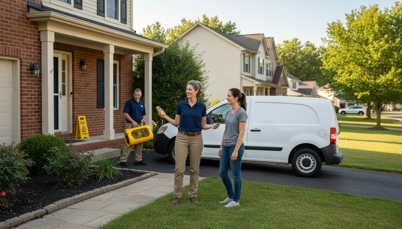 Residential water damage restoration in Killingly, CT